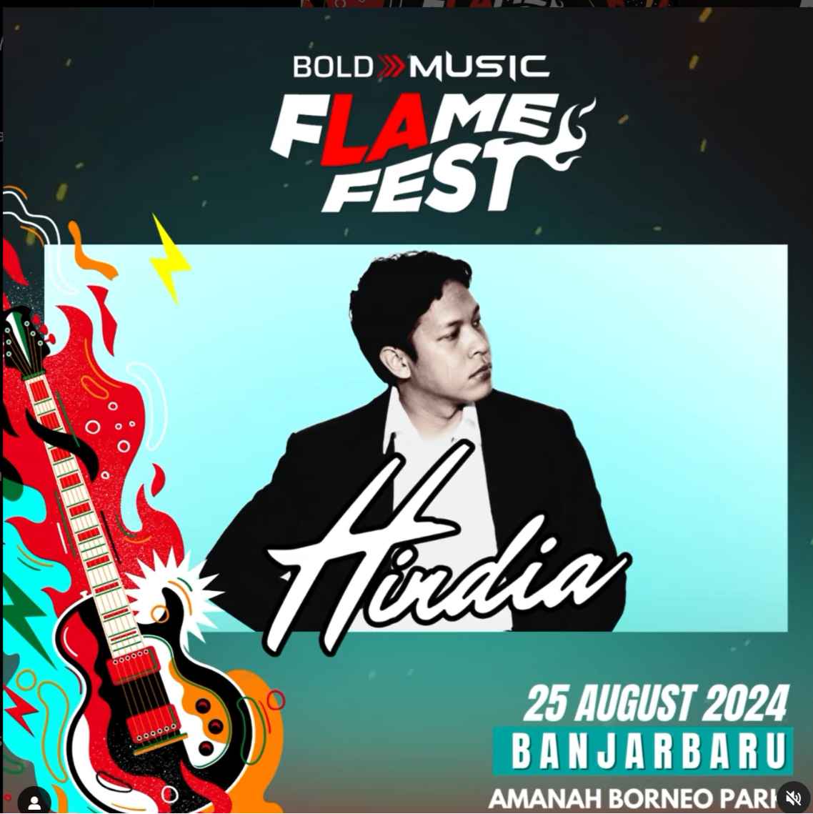 lineup flamefest Banjarbaru, Hindia